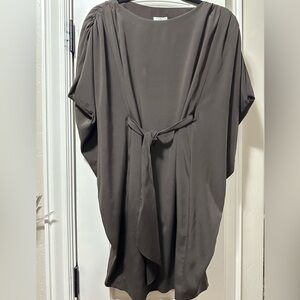 Suzi Chin Brown Batwing Dress